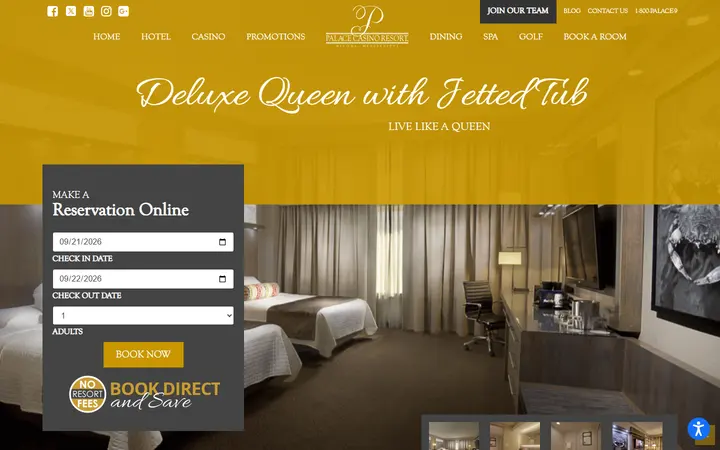 Deluxe Queen with Jetted Tub | Palace Casino Resort | Biloxi, MS