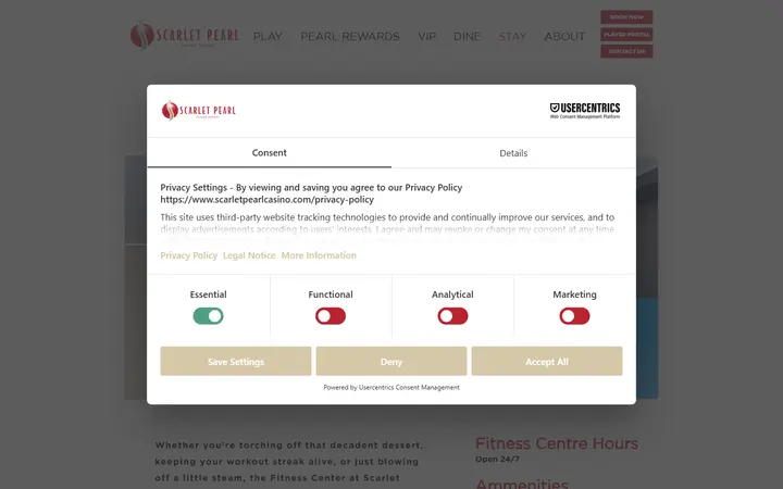 FITNESS CENTRE | Scarlet Pearl Casino Resort in D’Iberville