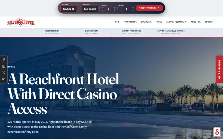 Beachfront Hotel & Direct Casino Access | Silver Slipper