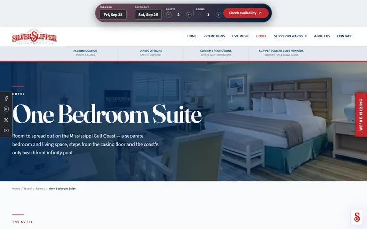 One Bedroom Suite | Beachfront Hotel, Bay St. Louis