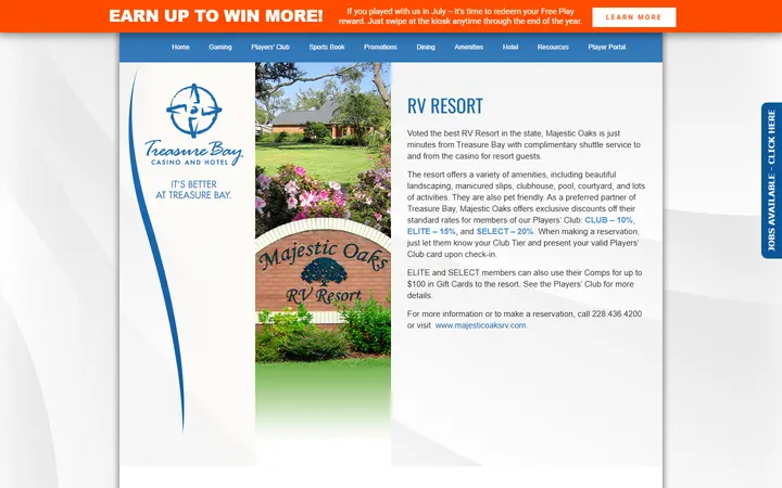RV Park - Treasure Bay Casino & Hotel