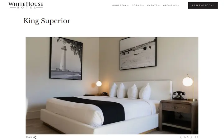 King Superior | The White House Hotel