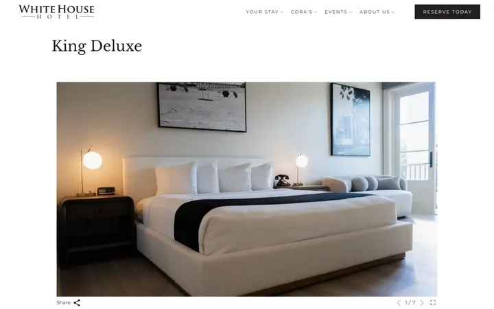 King Deluxe | The White House Hotel