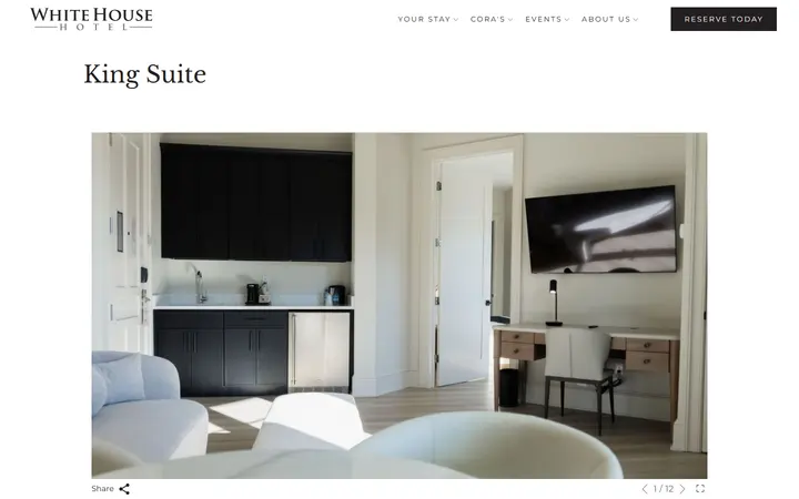 King Suite | The White House Hotel