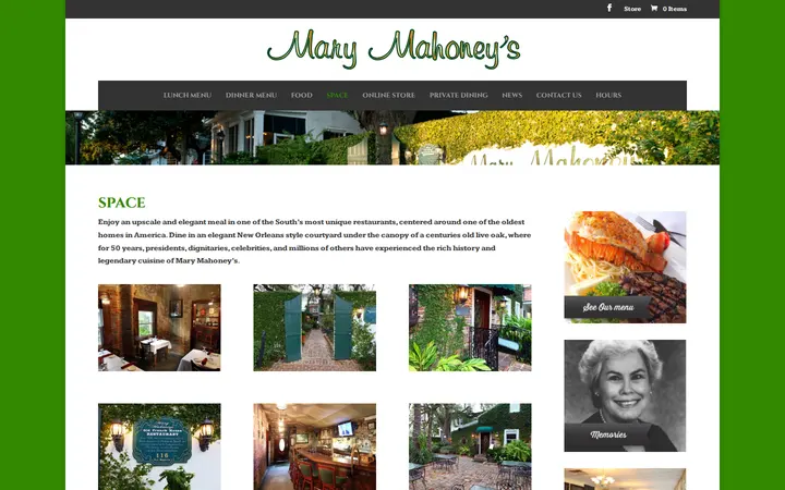 /space — Mary Mahoney's | Old French House