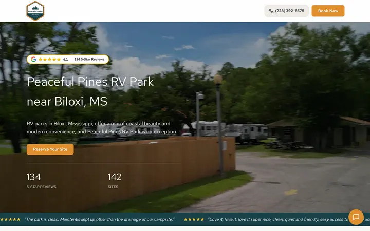 /lp/rv-park-near-biloxi-mississippi — Peaceful Pines RV Park