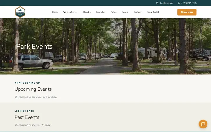 /about/park-events — Peaceful Pines RV Park