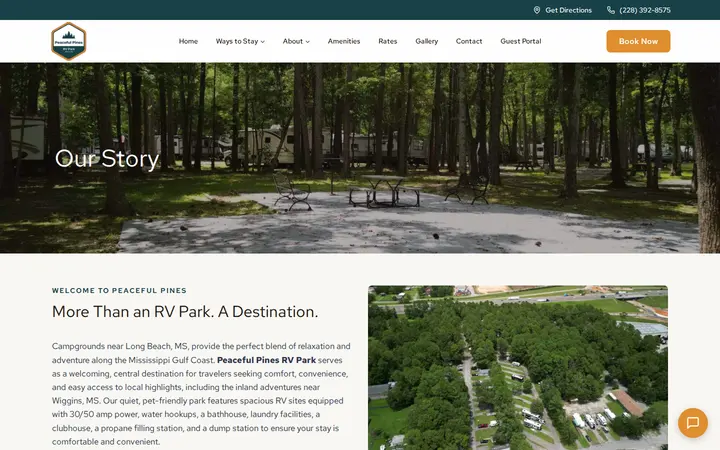 /about — Peaceful Pines RV Park