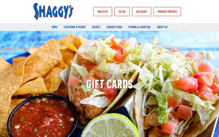 /gift-cards — Shaggy's Biloxi Beach