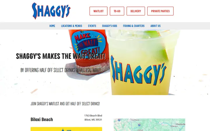 /waitlist — Shaggy's Biloxi Beach