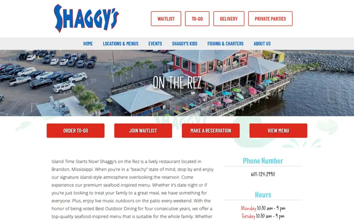 /locations/on-the-rez — Shaggy's Biloxi Beach