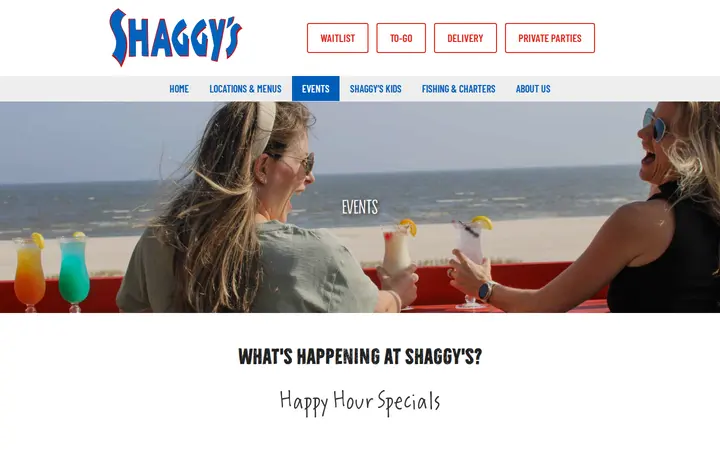 /events — Shaggy's Biloxi Beach