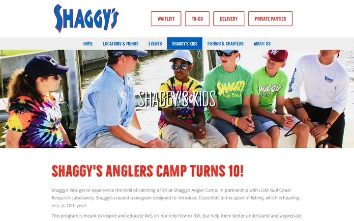 /shaggys-kids — Shaggy's Biloxi Beach