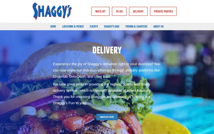 /delivery — Shaggy's Biloxi Beach