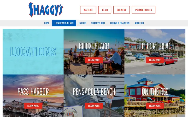 /locations — Shaggy's Biloxi Beach