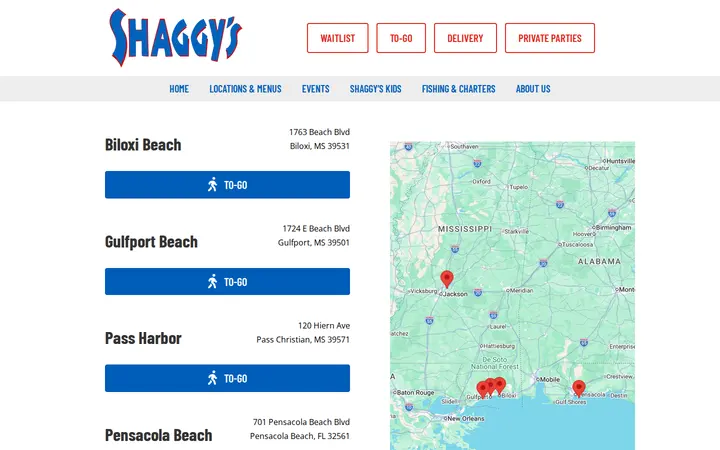 /togo — Shaggy's Biloxi Beach