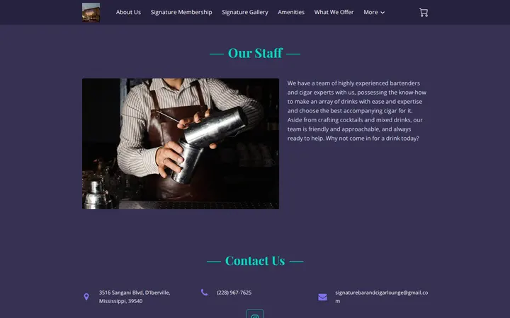 /about-us/our-staff-6342136 — Signature Bar & Cigar Lounge