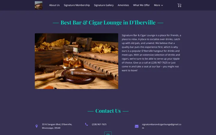 /about-us/best-bar-in-diberville-6342135 — Signature Bar & Cigar Lounge