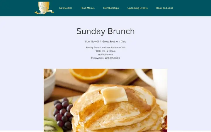/event-details/sunday-brunch-2026-11-01-10-00 — Great Southern Club