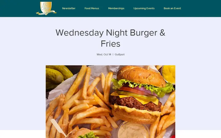 /event-details/wednesday-night-burger-fries-2026-10-14-17-00 — Great Southern Club