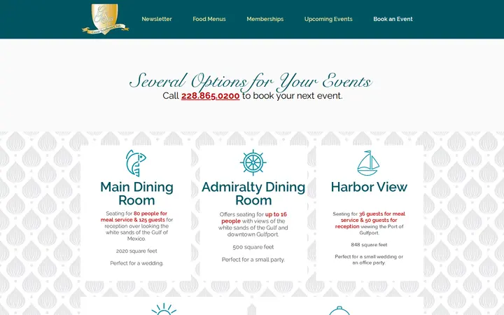 /event-facilities-gulfport-ms — Great Southern Club