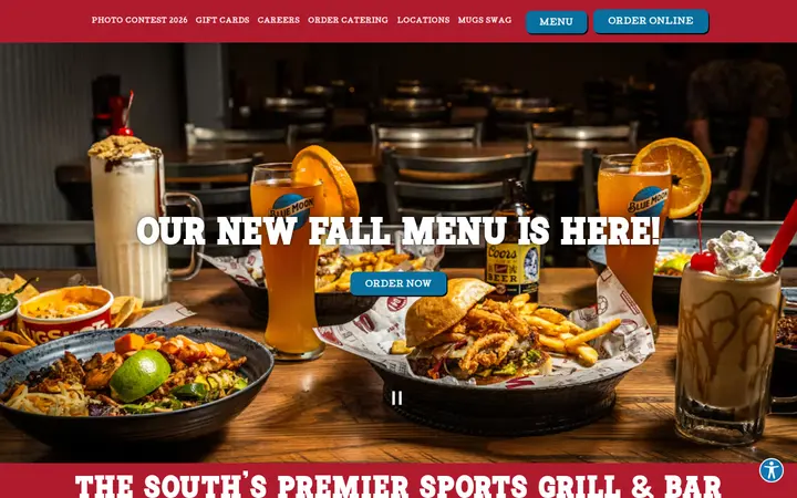 Website of Mugshots Grill & Bar - Biloxi, MS