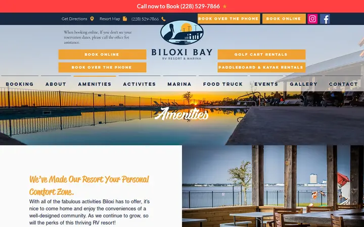 /amenities — Biloxi Bay RV Resort & Marina
