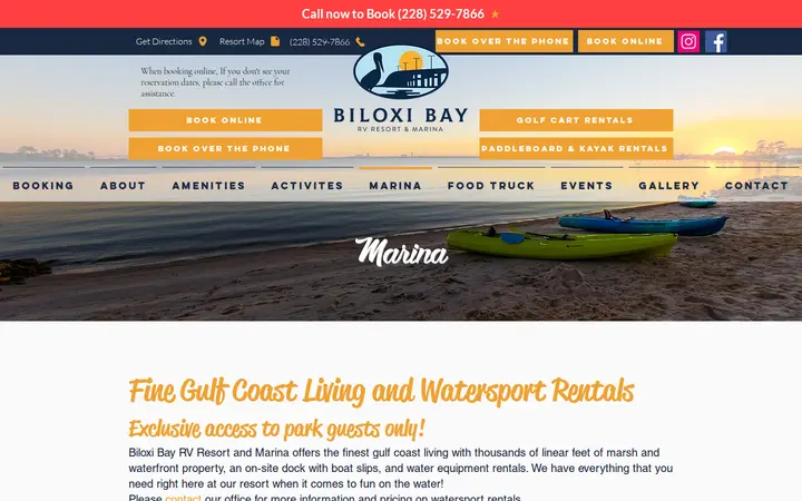 /marina — Biloxi Bay RV Resort & Marina