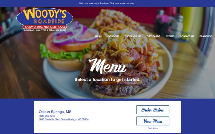 /view-menu — Woody’s Roadside Biloxi