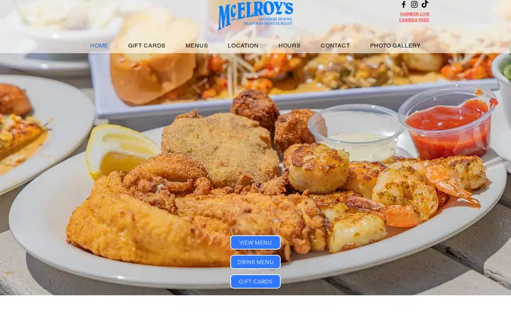 Website of McElroy's Harbor House