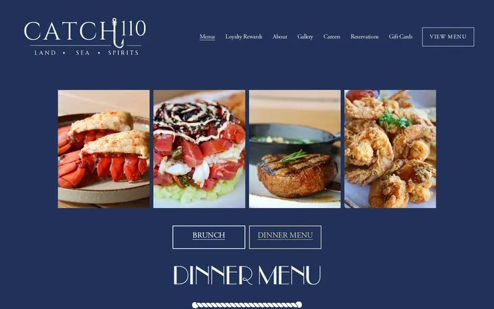 /dinnermenu — Catch 110