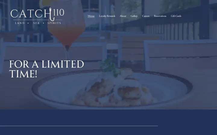 /seasonal-menu — Catch 110