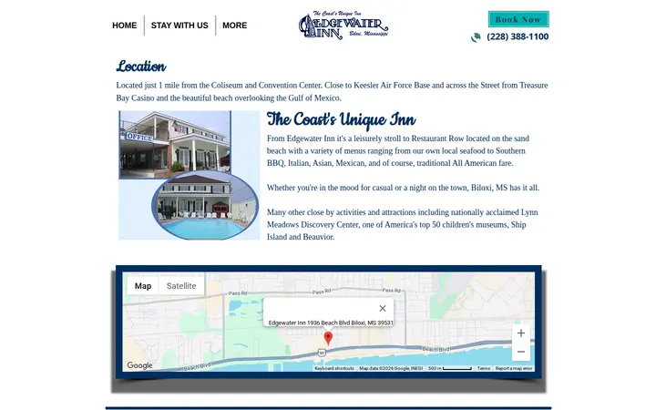 /location — Edgewater Inn