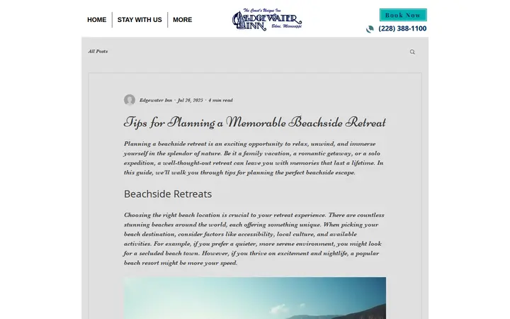 /post/tips-for-planning-a-memorable-beachside-retreat — Edgewater Inn