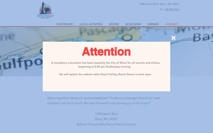 /contact — Royal Holiday Beach Resort