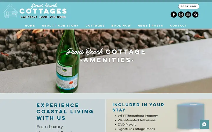 /amenities — Front Beach Cottages