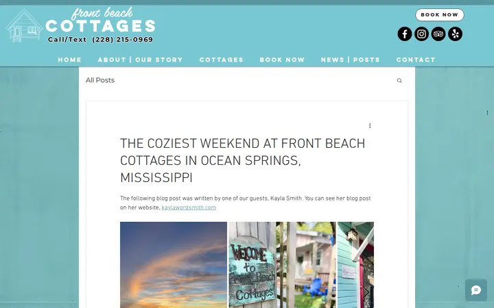 /post/the-coziest-weekend-at-front-beach-cottages-in-ocean-springs-mississippi — Front Beach Cottages