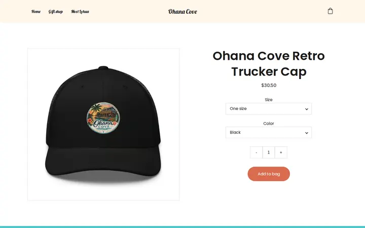 /ohana-cove-retro-trucker-cap — Ohana Cove