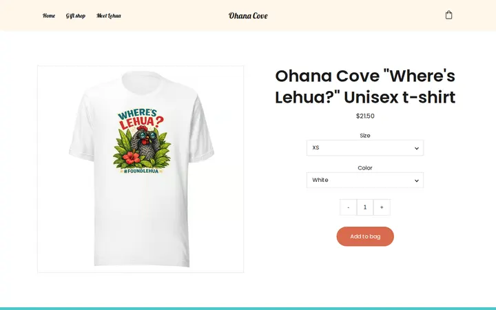 /ohana-cove-wheres-lehua-unisex-t-shirt — Ohana Cove