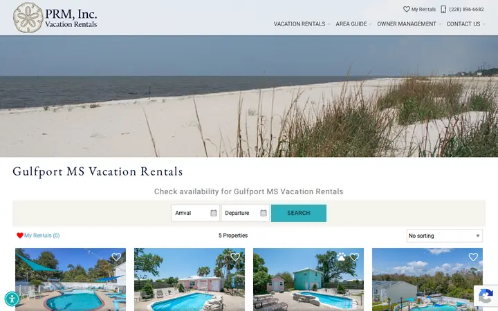 /gulfport-ms-vacation-rentals — PRM, Inc. Vacation Rentals