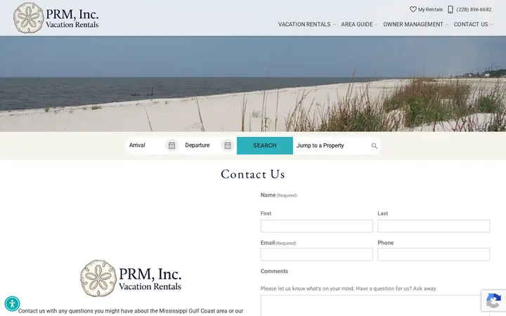 /contact-us — PRM, Inc. Vacation Rentals