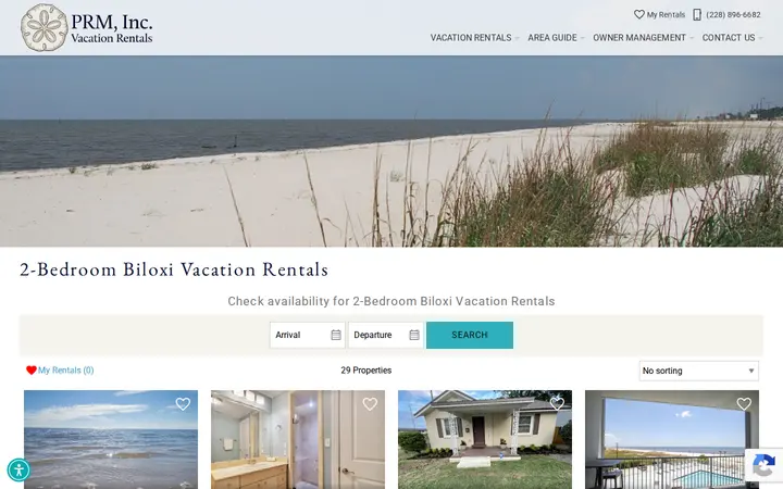 /2-bedroom-biloxi-vacation-rentals — PRM, Inc. Vacation Rentals