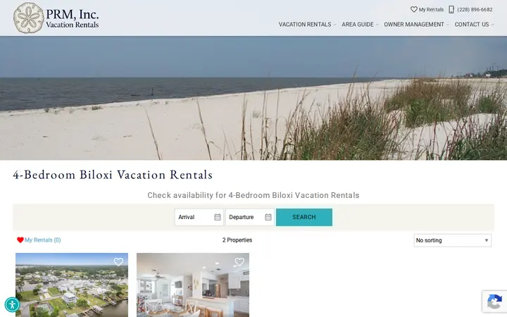 /4-bedroom-biloxi-vacation-rentals — PRM, Inc. Vacation Rentals