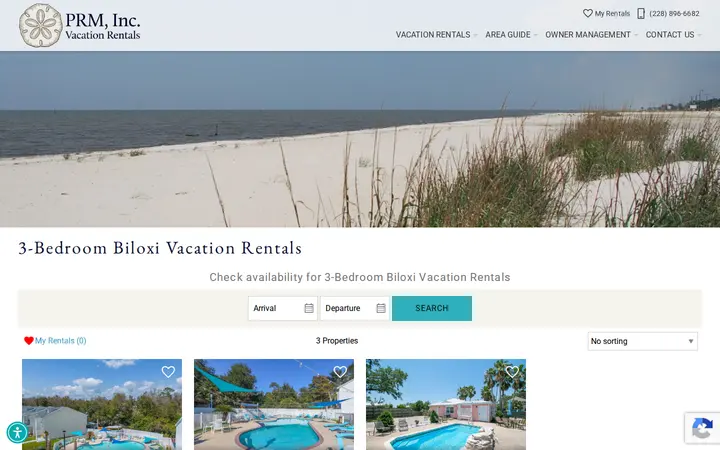 /3-bedroom-biloxi-vacation-rentals — PRM, Inc. Vacation Rentals