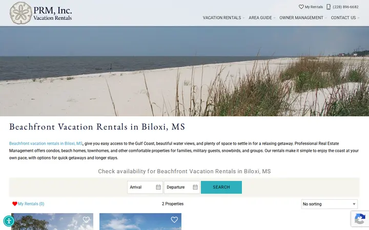 /biloxi-beachfront-condo-rentals — PRM, Inc. Vacation Rentals