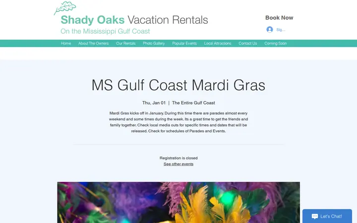 /event-details-registration/ms-gulf-coast-mardi-gras — Shady Oaks Vacation Rentals