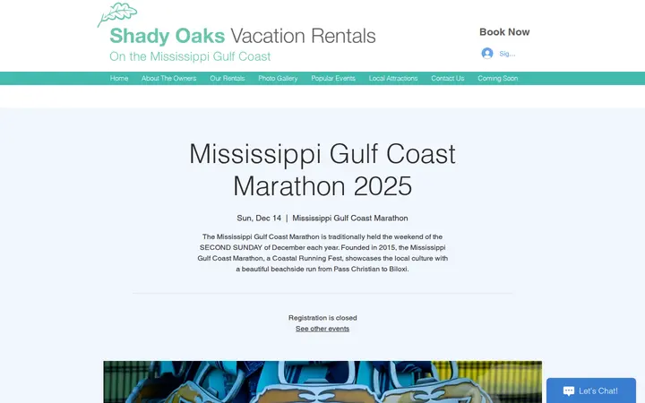 /event-details-registration/mississippi-gulf-coast-marathon-2025 — Shady Oaks Vacation Rentals