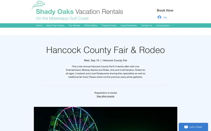 /event-details-registration/hancock-county-fair-rodeo — Shady Oaks Vacation Rentals