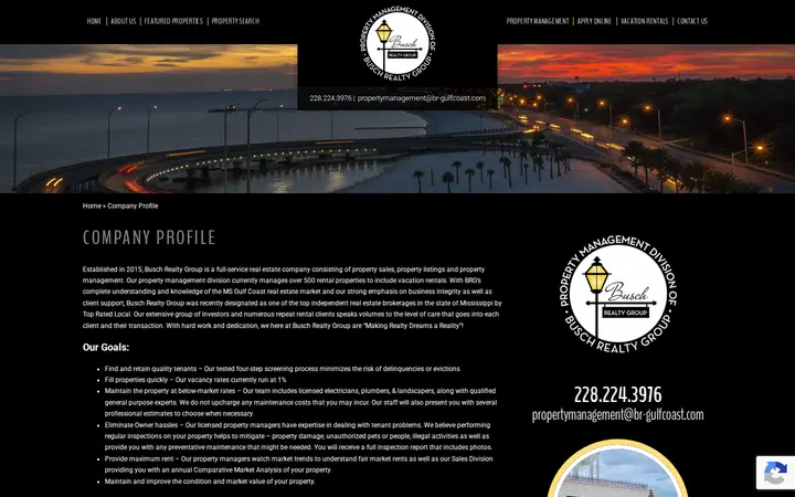/company-profile — Property Management Division of Busch Realty Group