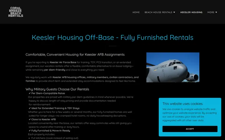 /keesler-housing — Surf Shack